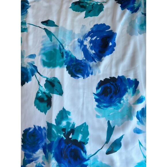 Calvin Klein Chiffon flowy Shift Dress spring, resort, vacation, coastal Size 22 - Picture 6 of 9